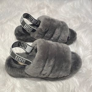 UGG Slides - Gray (used only once)